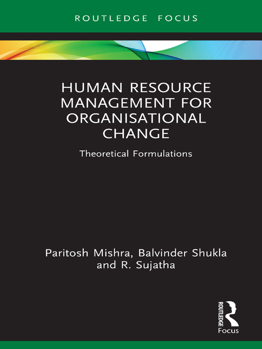 Title details for Human Resource Management for Organisational Change by Paritosh Mishra - Available